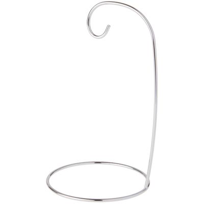 Bard's Silver Ornament Stand, 7" H x 4" W x 4" D, Pack of 12