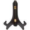Bard's Hinged Black MDF Wood Plate Stand, 8" H x 7" W x 4.75" D (For 8" - 10" Plates), Pack of 12 view 1