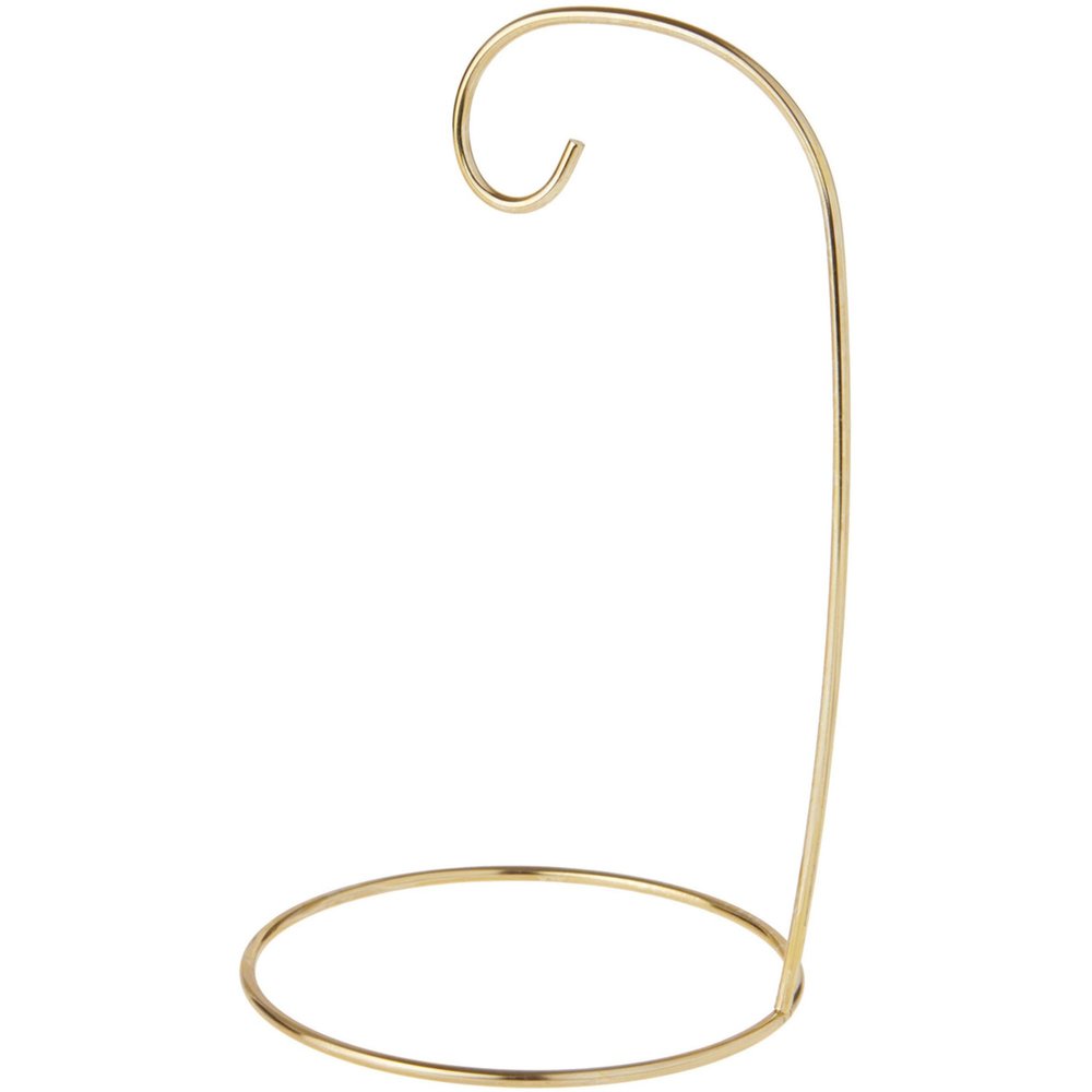 Bard's Gold-Toned Ornament Stand, 7" H x 4" W x 4" D, Pack of 12