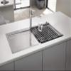 BLANCO 238483 Folding Grid as a Drainer for the Kitchen Sink, Foldable Grid for the Sink in the Kitchen, 440 mm Width view 2