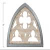 27.5" Wood & Metal Wall Dcor view 3
