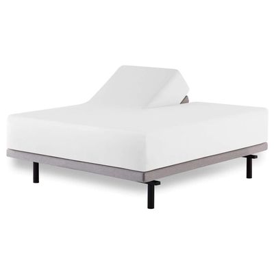 Split Head Mattress Protector Ultra Soft, Breathable, Waterproof Terry Cotton Surface Fitted Sheet Style 39 Inches Top Split Mattress Cover with 15 Inches Deep Pocket| Cal-King Size, White Solid