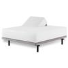 Split Head Mattress Protector Ultra Soft, Breathable, Waterproof Terry Cotton Surface Fitted Sheet Style 39 Inches Top Split Mattress Cover with 15 Inches Deep Pocket| Cal-King Size, White Solid view 1