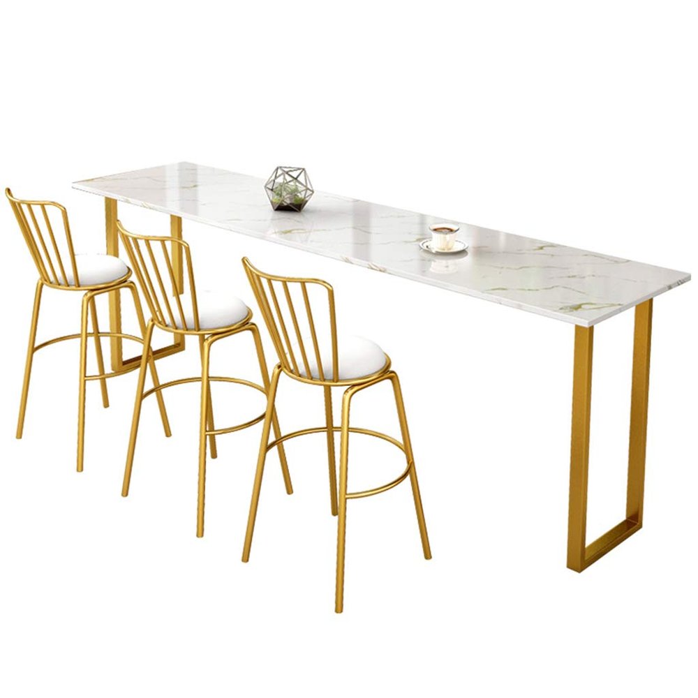 Bar Stools Kitchen Furniture Chair Coffee Counter Breakfast Stool with Backrest Height Footrest Upholstered Seat for Bistro Pub Dining Room Kitchen Furniture(Set of 3)
