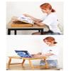 Tables HUAHUA Bamboo Laptop Desk - Adjustable Radiator, Ergonomic Desk, Lazy Folding Learning, Writing Desk (Color : Style3) view 3