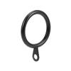 uxcell Curtain Rings Metal 28mm Inner Dia Drapery Ring for Curtain Rods Black 14 Pcs view 1