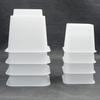 HomeRoots Adjustable Bed Furniture Risers, Heavy Duty Plastic 3", 5" or 8" White Risers for for Bed and Sofa - Set of 4 - Holds up to 1300LB view 1