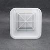 HomeRoots Adjustable Bed Furniture Risers, Heavy Duty Plastic 3", 5" or 8" White Risers for for Bed and Sofa - Set of 4 - Holds up to 1300LB view 4