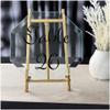 Bard's Satin Gold-toned Metal Easel, 7" H x 4.25" W x 4.5" D, Pack of 6 view 2