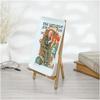 Bard's Satin Gold-toned Metal Easel, 7" H x 4.25" W x 4.5" D, Pack of 6 view 4