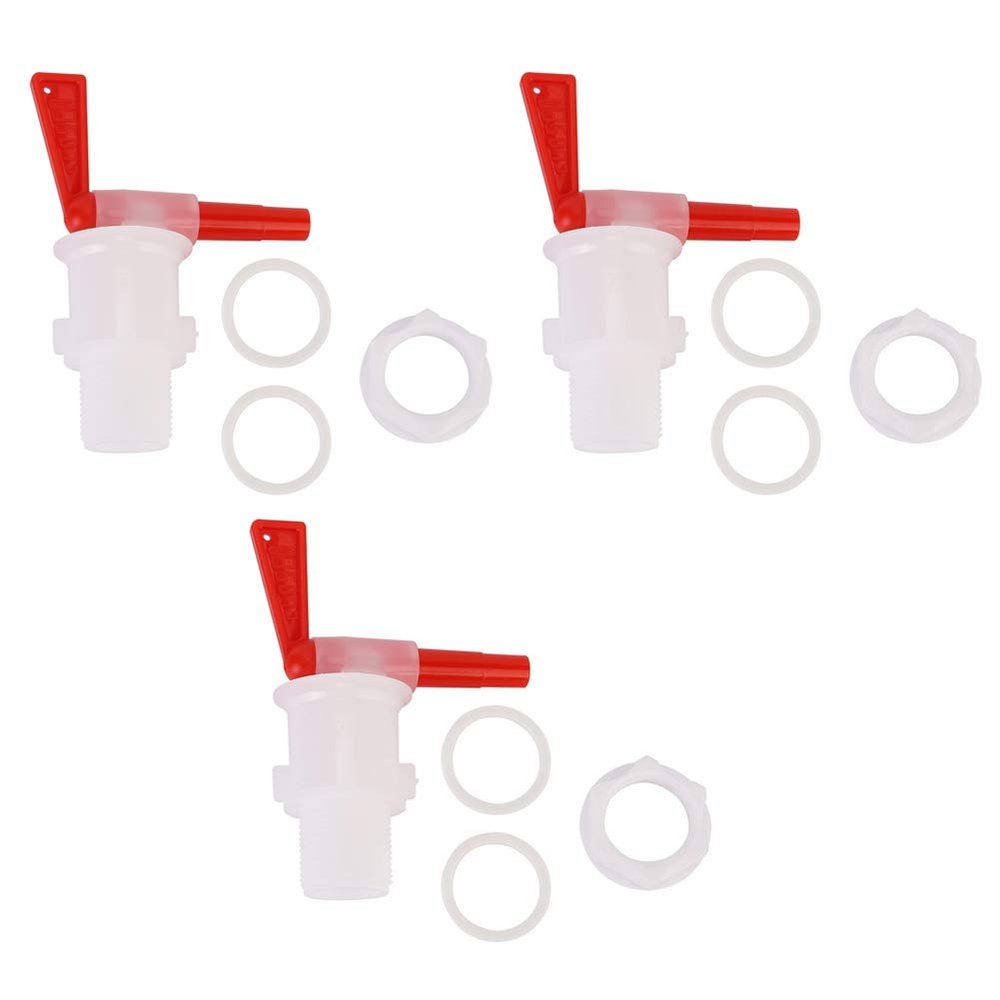 3Pcs Bucket Tap Plastic Faucet Wine Beer Brew Bottling Homebrew Spigot Household Accessories
