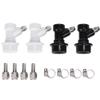 4PCS Lock Connector Keg Fittings Wine Beer Making Home Brewing Plastic Connector with Adapter Clamp view 1