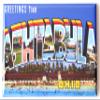Greetings from Ashtabula Ohio Fridge Magnet (2 x 3 inches) view 1