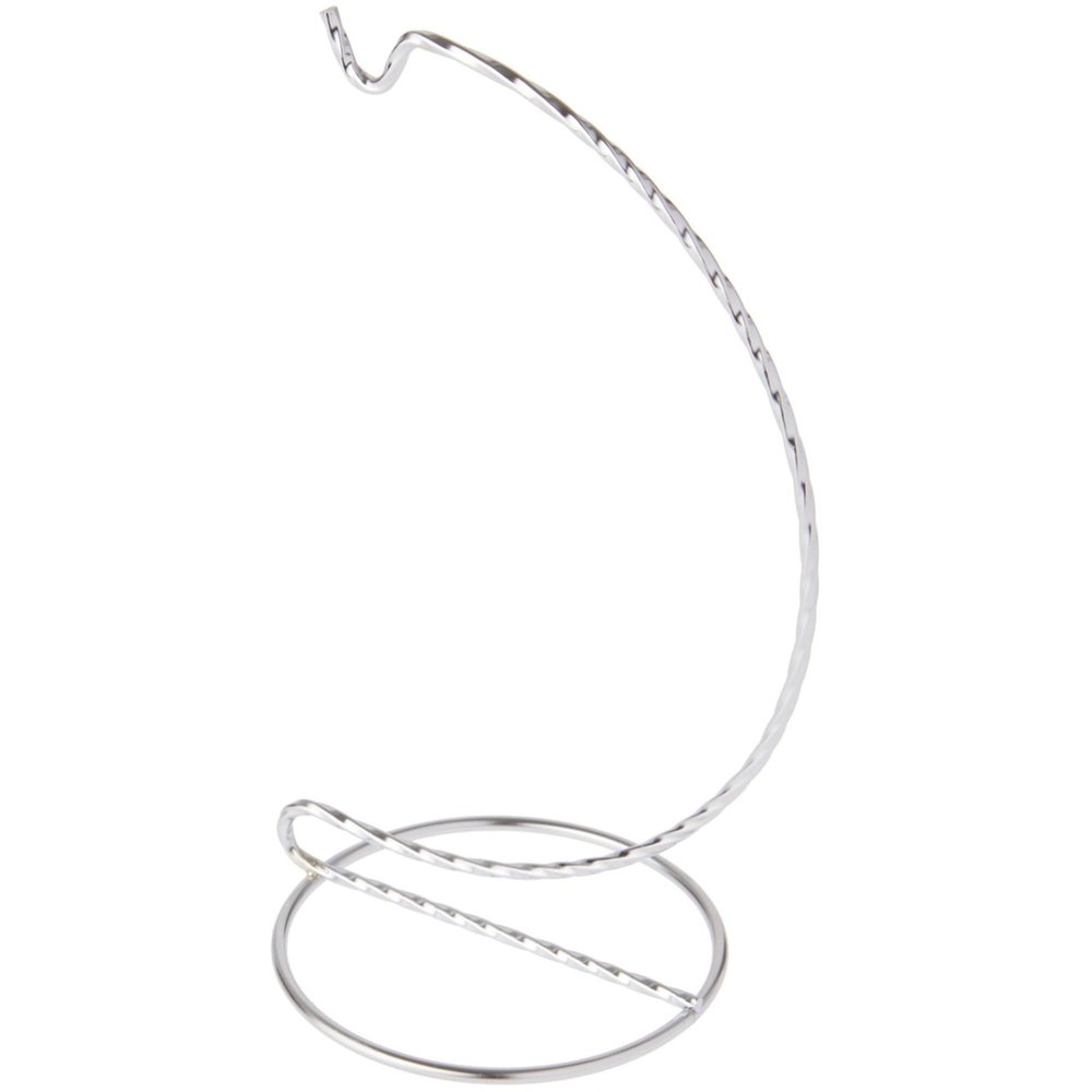 Bard's Twisted Silver Ornament Stand, 7" H x 3" W x 3" D, Pack of 6