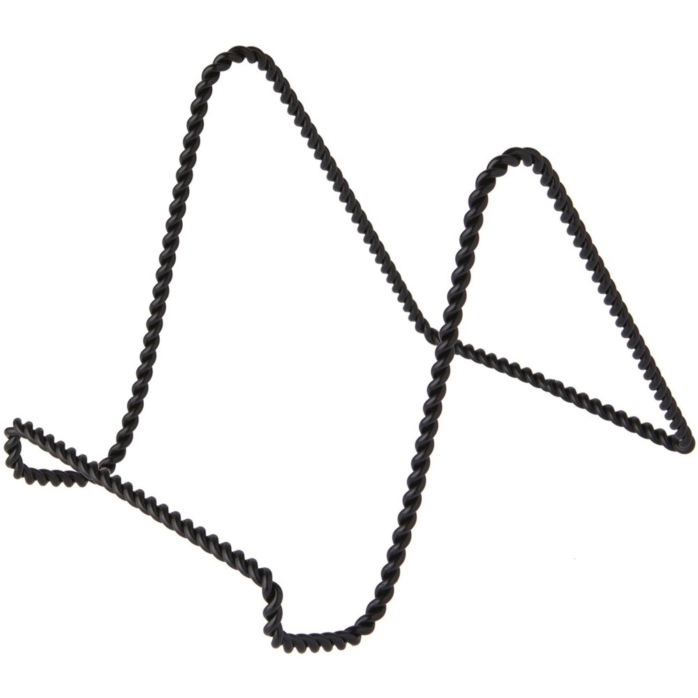 Bard's Twisted Black Wire Easel Stand, 6" H x 5.5" W x 8" D, Pack of 2