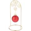 Bard's Arched Gold-Toned Ornament Stand, Small Scroll, 8" H x 3.75" W x 3.75" D, Pack of 3 view 2