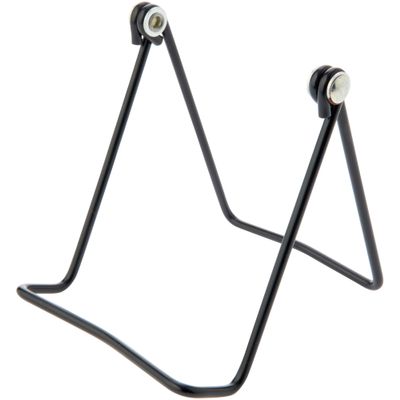 Bard's Vinyl Covered Black Wire Easel Stand, 4.5" H x 4" W x 4.75" D, Pack of 6