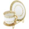 Bard's Ornate Twisted Shiny Gold-toned Cup and Saucer Stand, 3" H x 2.75" W x 4" D, Pack of 2 view 2