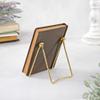 Bard's Folding Gold-toned Wire Easel Stand, 4" H x 4" W x 4.75" D, Pack of 2 view 3