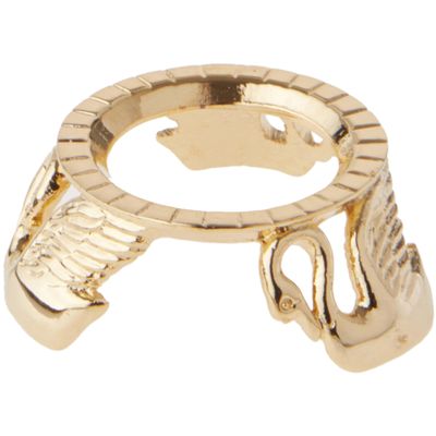 Bard's Gold-toned Egg Stand/Holder, Swans, 0.875" Diameter (Fits Hen Sized Eggs), Pack of 6