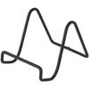 Bard's Vinyl Covered Black Wire Easel Stand, 3" H x 3" W x 4.5" D, Pack of 6 view 1