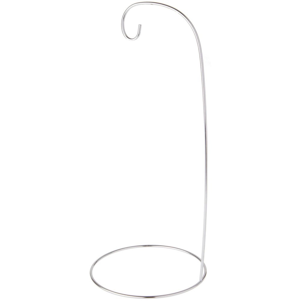 Bard's Silver Ornament Stand, 12" H x 5.25" W x 5.25" D, Pack of 3
