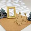 Bard's Folding Gold-toned Wire Easel Stand, 3" H x 2.75" W x 3" D, Pack of 3 view 2