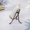 Bard's Small Antique Gold-toned Wrought Iron Easel, 6" H x 5.5" W x 4" D (For 6" - 8.5" Plates), Pack of 2 view 3