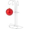 Bard's 3 Arm Silver Ornament Stand, 11.25" H x 6.75" W x 3.75" D, Pack of 2 view 2