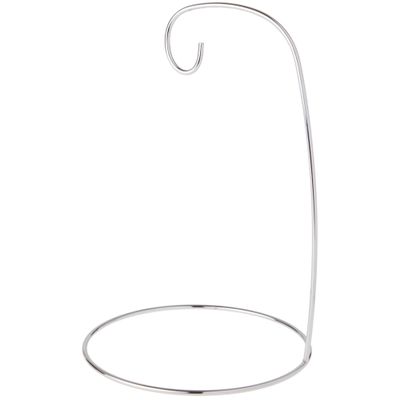 Bard's Silver Ornament Stand, 8" H x 5.25" W x 5.25" D, Pack of 6