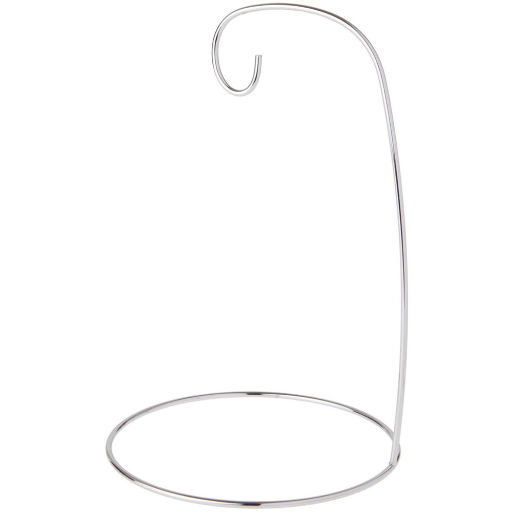 Bard's Silver Ornament Stand, 8" H x 5.25" W x 5.25" D, Pack of 6