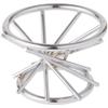 Bard's Silver Egg Stand/Holder, Swirl Leg, Reversible 1.4375" and 2" Display Diameter, Pack of 2 view 1