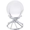 Bard's Silver Egg Stand/Holder, Swirl Leg, Reversible 1.4375" and 2" Display Diameter, Pack of 2 view 2