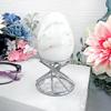 Bard's Silver Egg Stand/Holder, Swirl Leg, Reversible 1.4375" and 2" Display Diameter, Pack of 2 view 3
