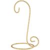 Bard's Small Twisted Gold-toned Ornament Stand, 5.5" H x 3" W x 3.5" D, Pack of 6 view 1