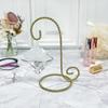 Bard's Small Twisted Gold-toned Ornament Stand, 5.5" H x 3" W x 3.5" D, Pack of 6 view 3