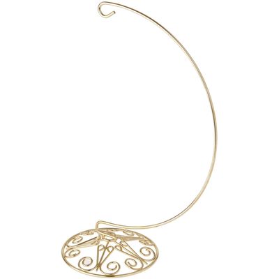 Bard's Ornate Gold-toned Ornament Stand, Large, 10.25" H x 4" W x 4" D, Pack of 6