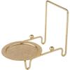 Bard's Ornate Shiny Gold-toned Cup and Saucer Stand, 3" H x 2.75" W x 4" D, Pack of 6 view 1