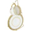 Bard's Shiny Gold-toned Cup and Saucer Stand, 6.5" H x 2.5" W x 3.25" D, Pack of 2 view 2