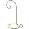 Bard's Gold-Toned Wrought Iron Ornament Stand, 16" H x 7.5" W x 10" D, Pack of 3 view 3