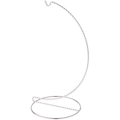 Bard's Twisted Silver Ornament Stand, 11" H x 5.125" W x 5.125" D, Pack of 2