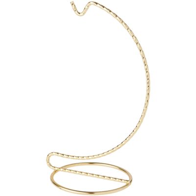 Bard's Twisted Gold-toned Ornament Stand, 6" H x 2.625" W x 2.625" D, Pack of 6