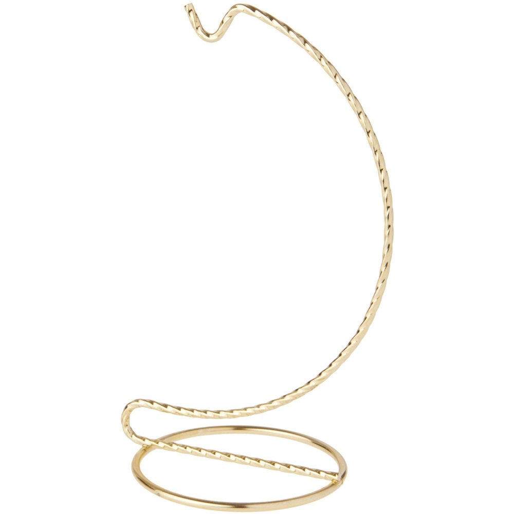 Bard's Twisted Gold-toned Ornament Stand, 6" H x 2.625" W x 2.625" D, Pack of 6
