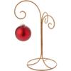 Bard's Wrought Iron 3 Arm Gold-Toned Ornament Stand, 17" H x 7.5" W x 7.5" D, Pack of 2 view 2