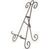 Bard's Scroll Antique Gold-toned Collapsible Easel Stand, 15" H x 11.5" W x 8.5" D (For 11" - 11.5" Plates), Pack of 3 view 1