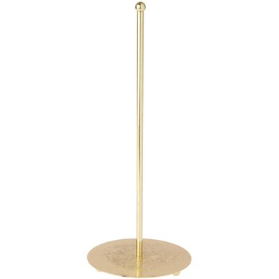 Bard's Tree Topper Etched Gold-Toned Stand, 10" H x 4" W x 4" D, Pack of 2