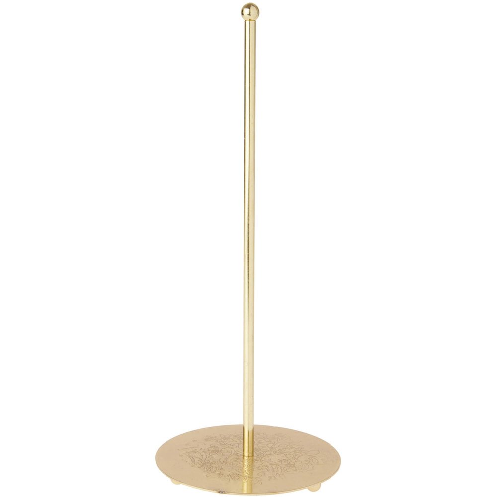 Bard's Tree Topper Etched Gold-Toned Stand, 10" H x 4" W x 4" D, Pack of 2