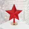 Bard's Tree Topper Etched Gold-Toned Stand, 10" H x 4" W x 4" D, Pack of 2 view 3