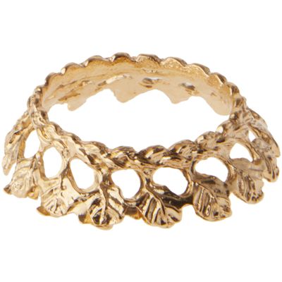 Bard's Gold-toned Egg Stand/Holder, Leaf Motif, 1.125" Diameter, Pack of 6