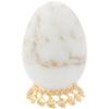 Bard's Gold-toned Egg Stand/Holder, Leaf Motif, 1.125" Diameter, Pack of 6 view 2